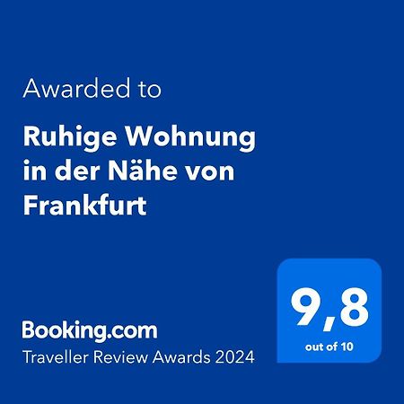 Ruhige Wohnung In Der Naehe Von Frankfurt Kelkheim Ngoại thất bức ảnh
